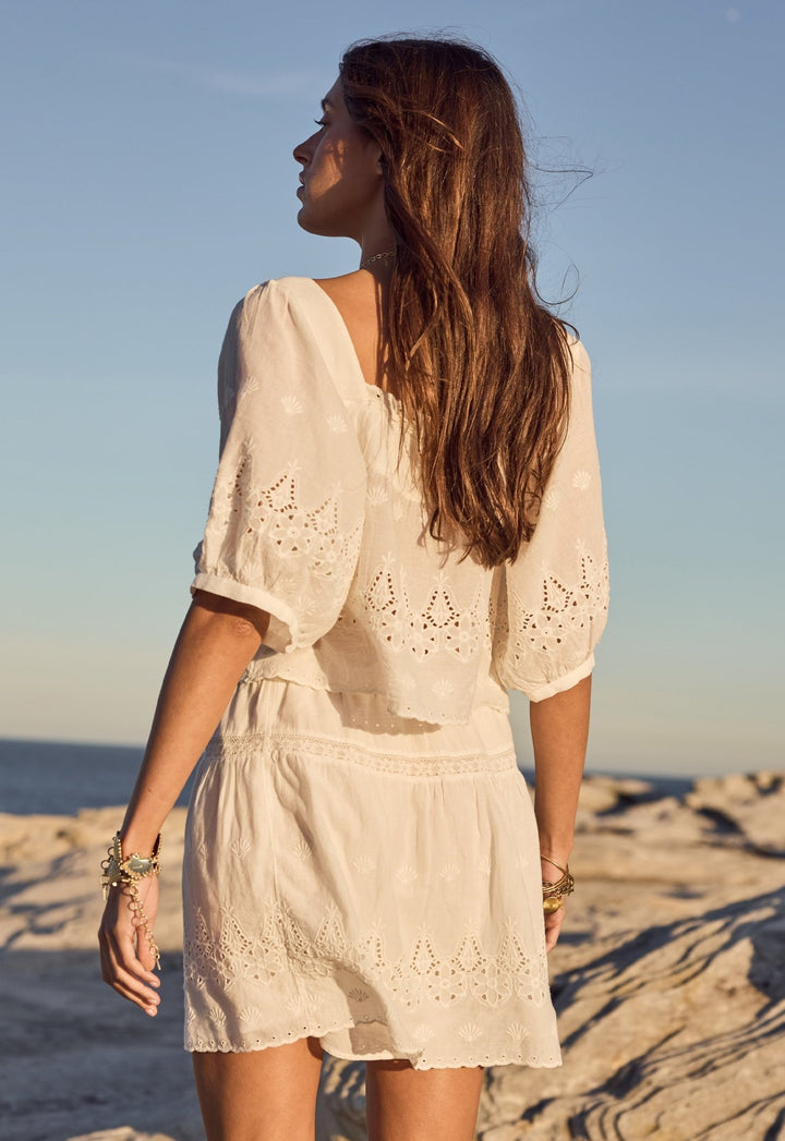 Spell Maiden Lace Blouse - Antique White - Meadow Collectiveblouse