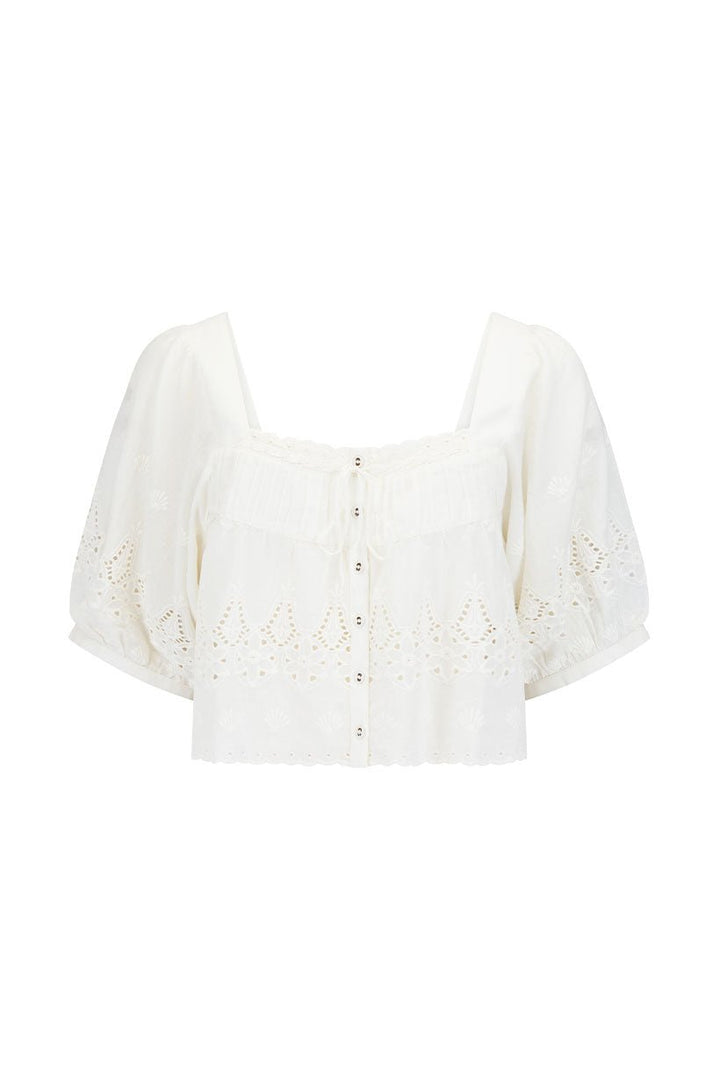 Spell Maiden Lace Blouse - Antique White - Meadow Collectiveblouse