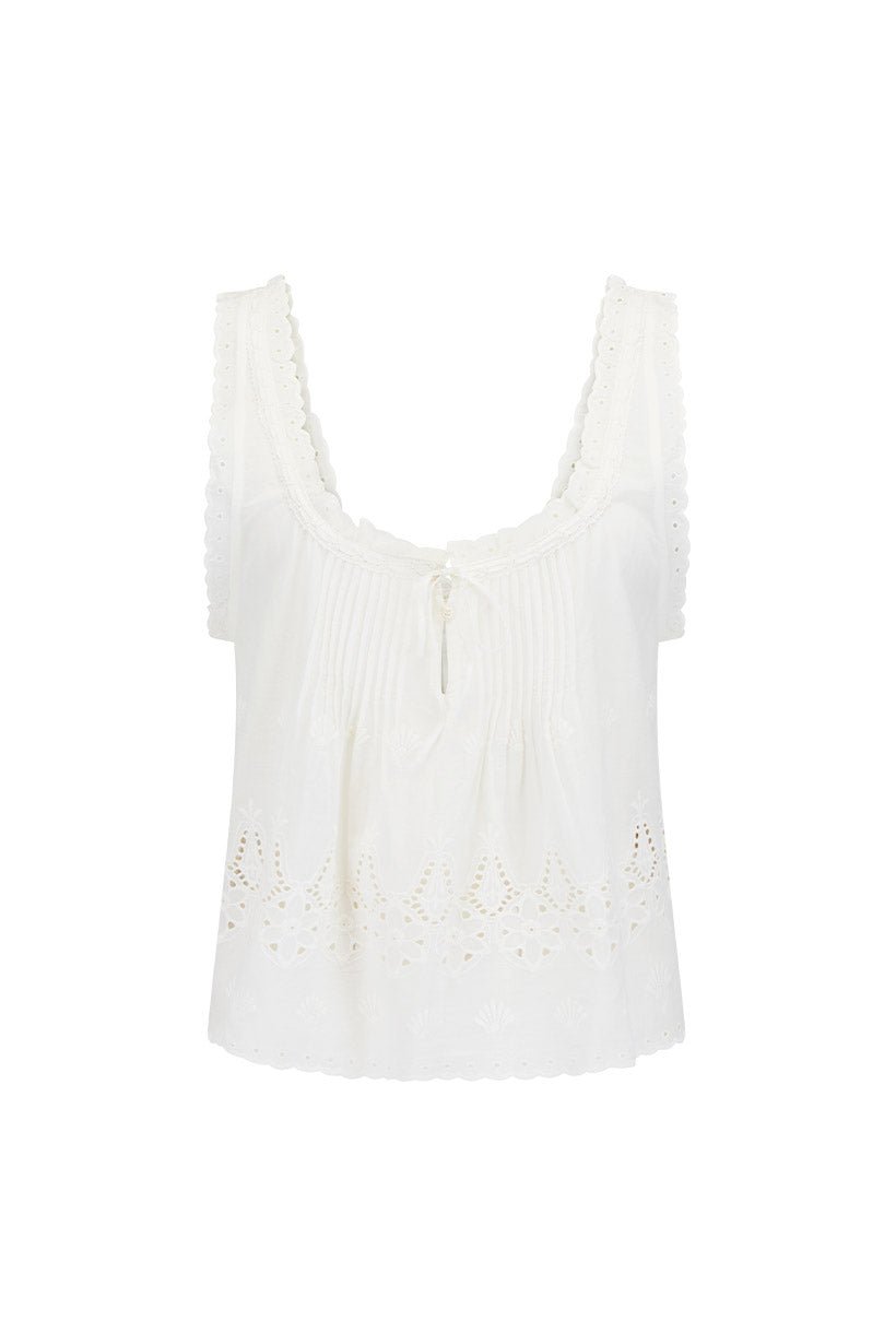 Spell Maiden Lace Cami - Antique White - Meadow Collectivecami