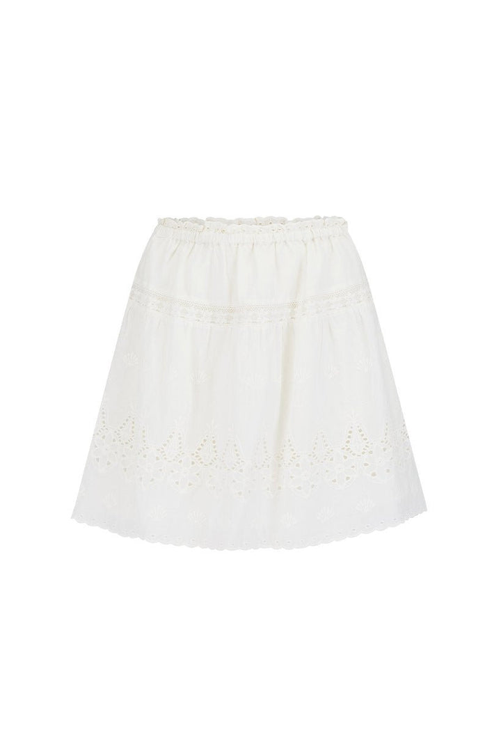 Spell Maiden Lace Mini Skirt - Antique White - Meadow Collectivemini skirt