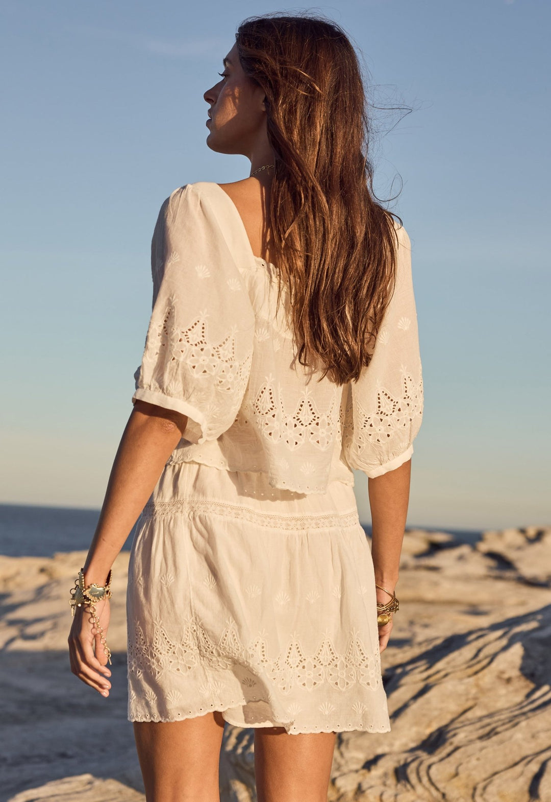 Spell Maiden Lace Mini Skirt - Antique White - Meadow Collectivemini skirt