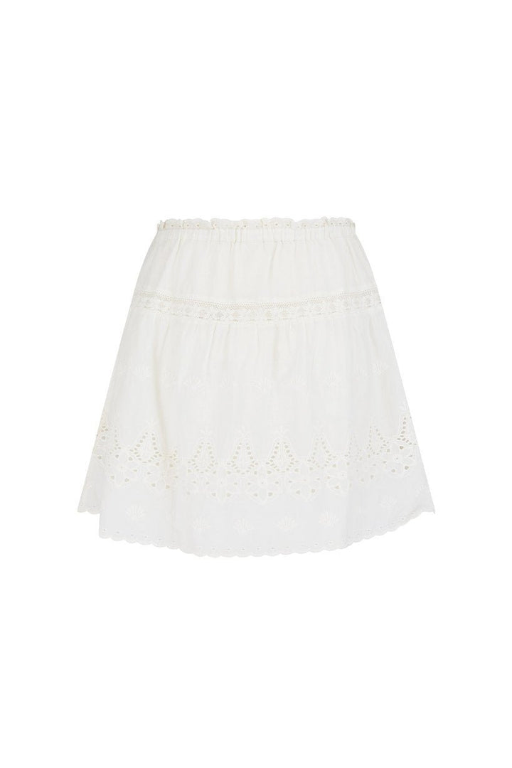 Spell Maiden Lace Mini Skirt - Antique White - Meadow Collectivemini skirt