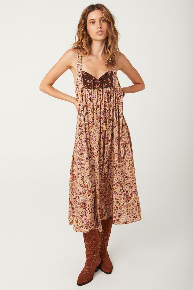 Spell Melody Strappy House dress - Woodstock - Meadow Collective