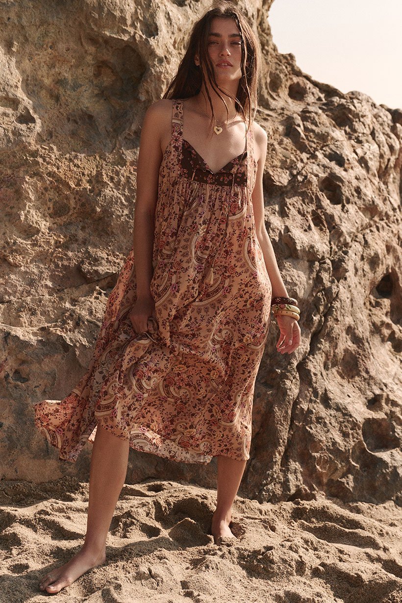 Spell Melody Strappy House dress - Woodstock - Meadow Collective