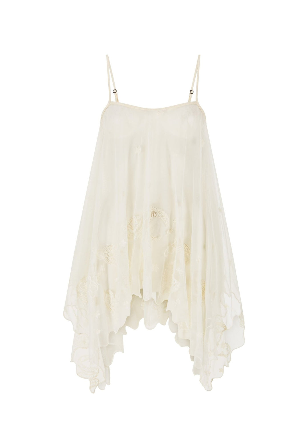 Spell Mooncharm Mesh Hankie Cami- Vintage Cream - Meadow CollectiveTop