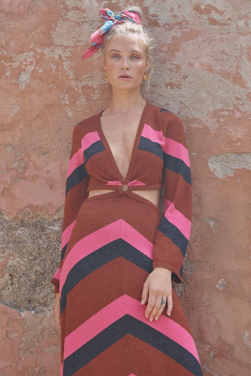 spell knit dress S P E L L | Strikingly beautiful + a masterpiece at heart meet our head-turning Satine Knit Gown ~ inspired by the Parisian it-girl