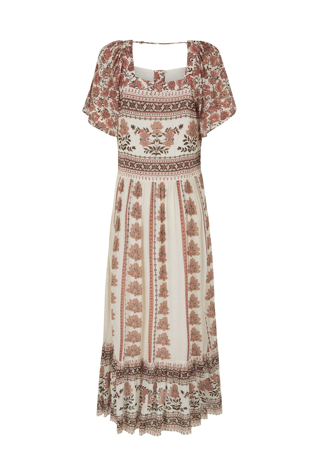 Spell Petalwood Short Sleeve Maxi- Dusty Rose - Meadow CollectiveMaxi Dress