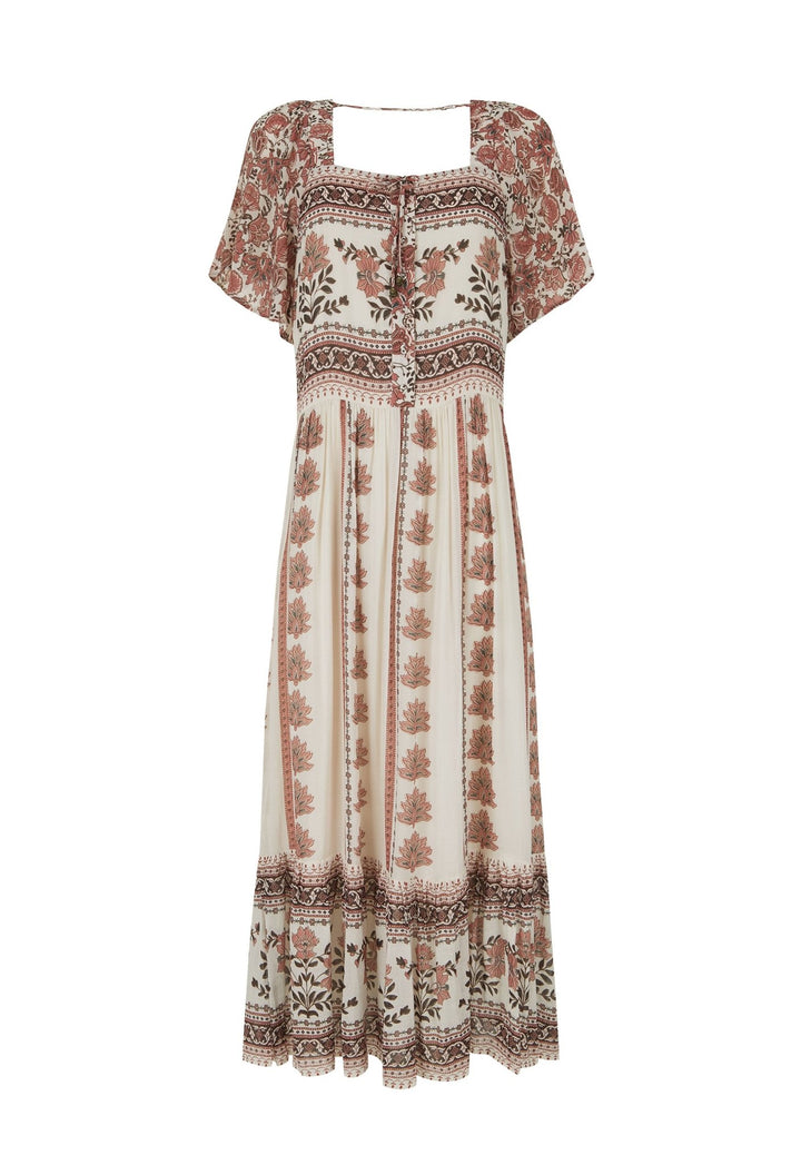 Spell Petalwood Short Sleeve Maxi- Dusty Rose - Meadow CollectiveMaxi Dress