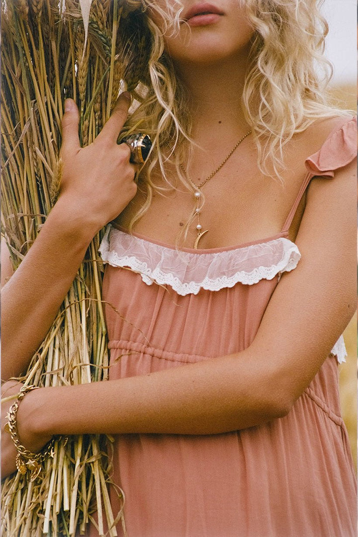 Spell Poison Peach Mini Dress - Meadow Collectivemini dress