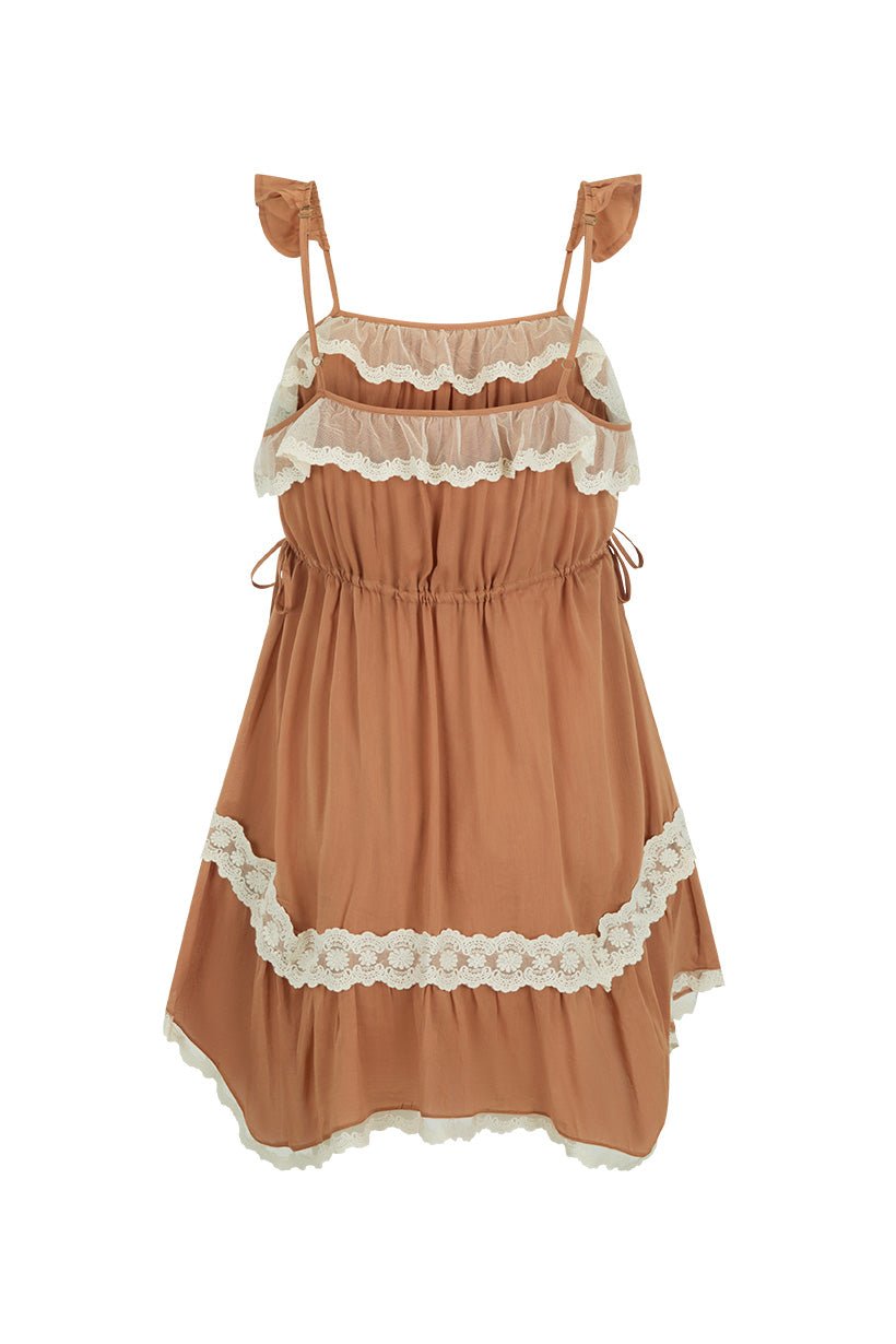 Spell Poison Peach Mini Dress - Meadow Collectivemini dress