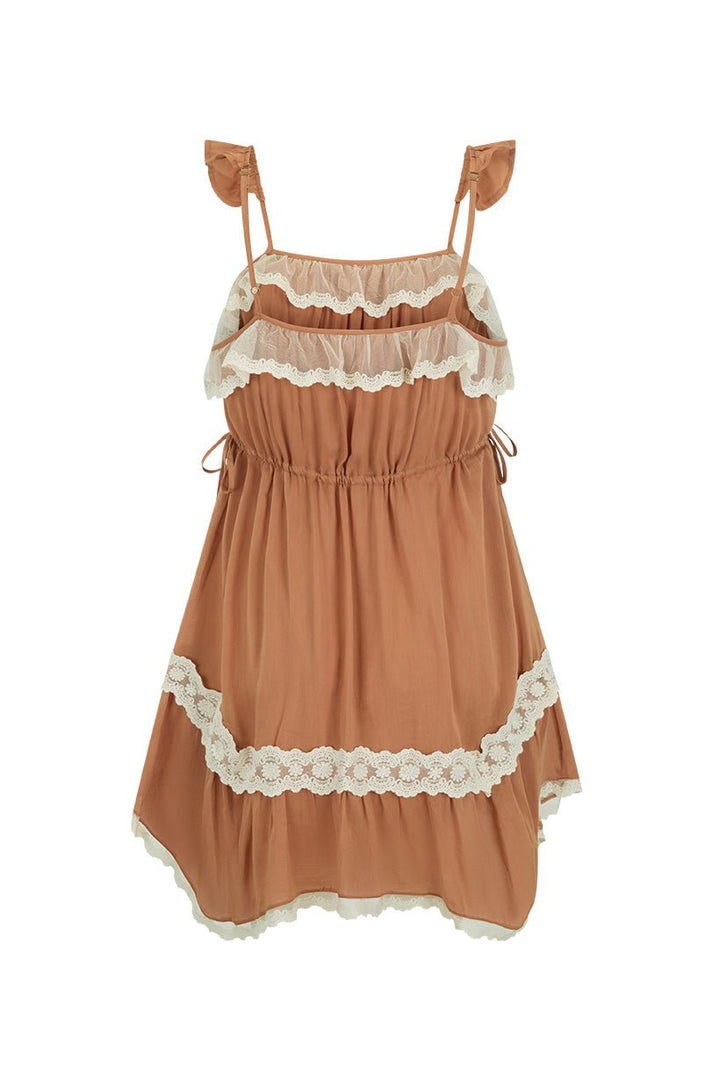 Spell Poison Peach Mini Dress - Meadow Collectivemini dress