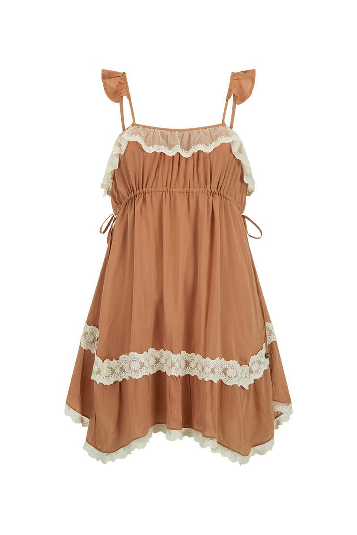 Spell Poison Peach Mini Dress - Meadow Collectivemini dress