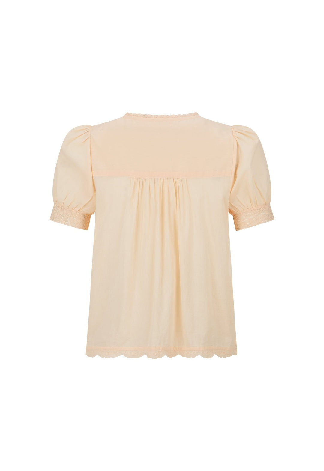 Spell Prairie Short Sleeve Blouse- Apricot - Meadow Collectivebutton down Top
