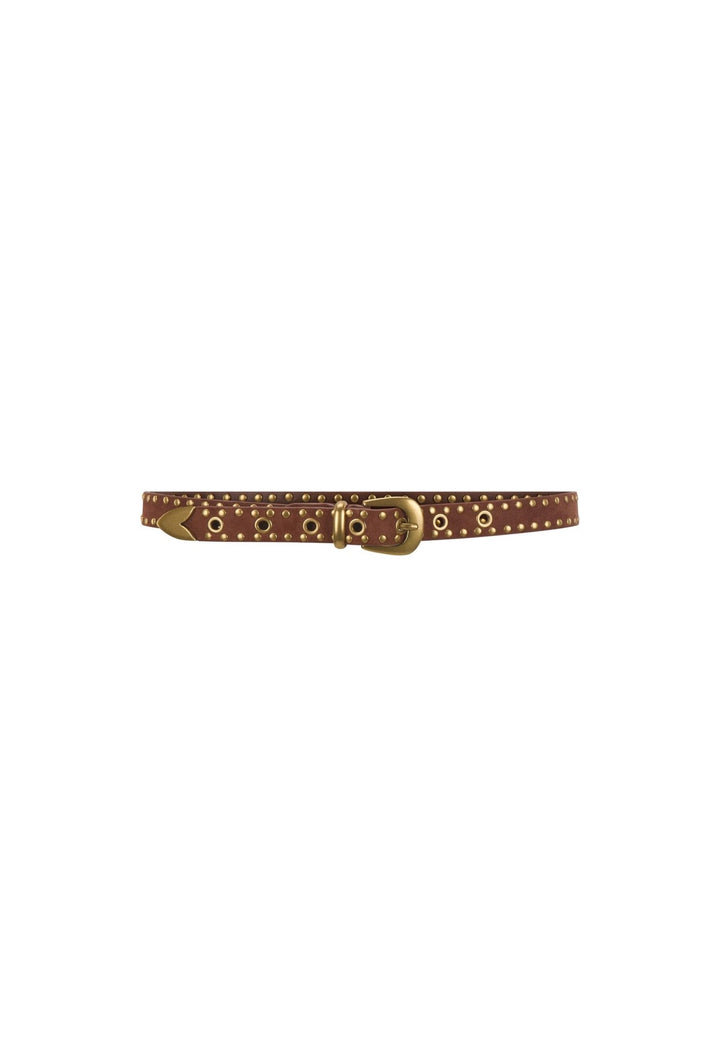 Spell Tempest Studded Suede Belt - Tan - Meadow CollectiveAccessories
