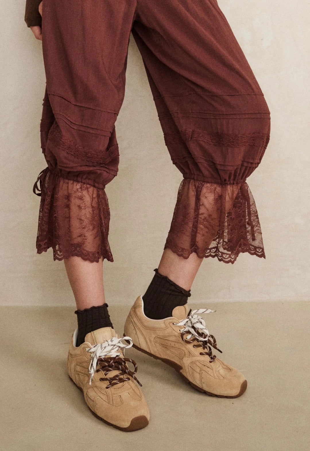 Spell Teodora Lace Pantaloon in Fudge - Meadow CollectivePants