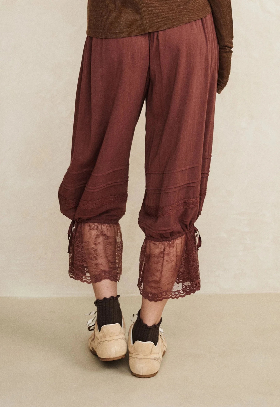 Spell Teodora Lace Pantaloon in Fudge - Meadow CollectivePants
