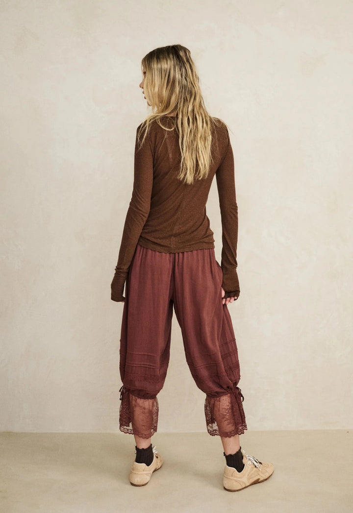 Spell Teodora Lace Pantaloon in Fudge - Meadow CollectivePants