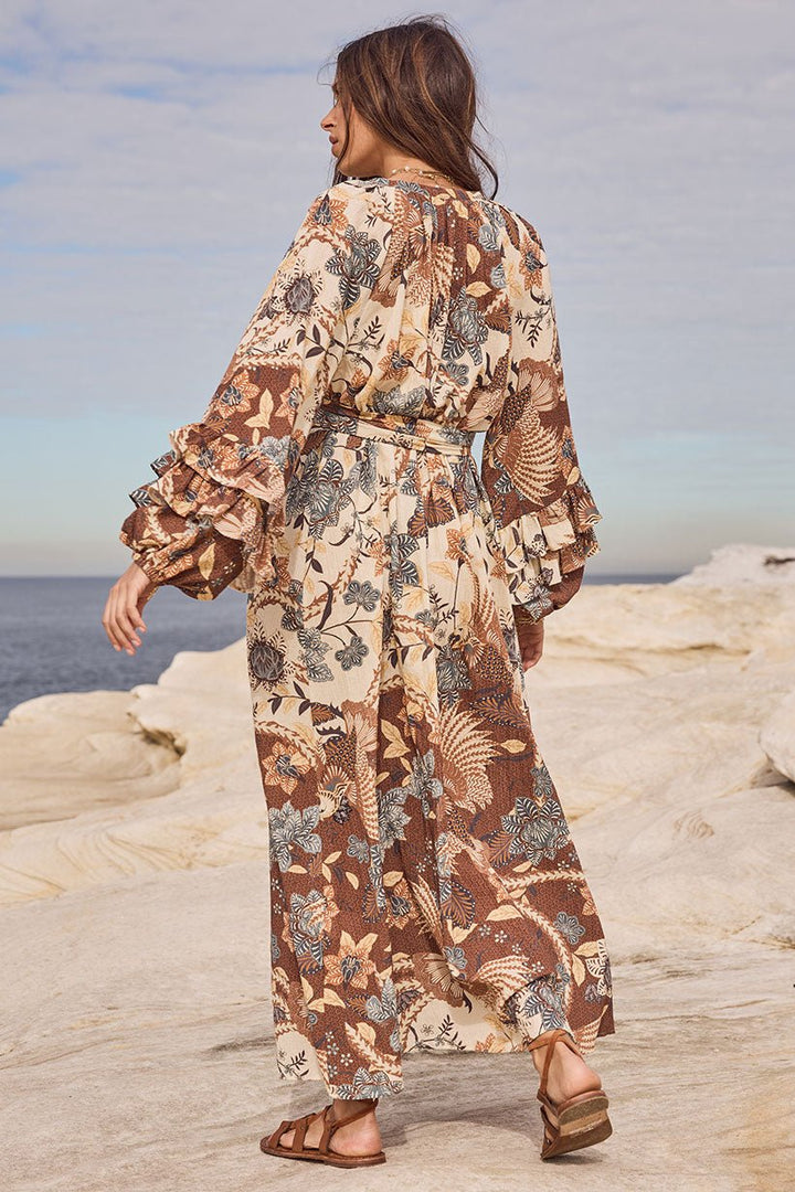 Spell Volcano Goddess Gown - Coconut - Meadow Collectivecaftan