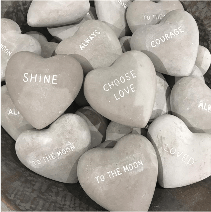 Stone Hearts - Assorted Words - Thoughtful Gift - Meadow Collectiveheart stone