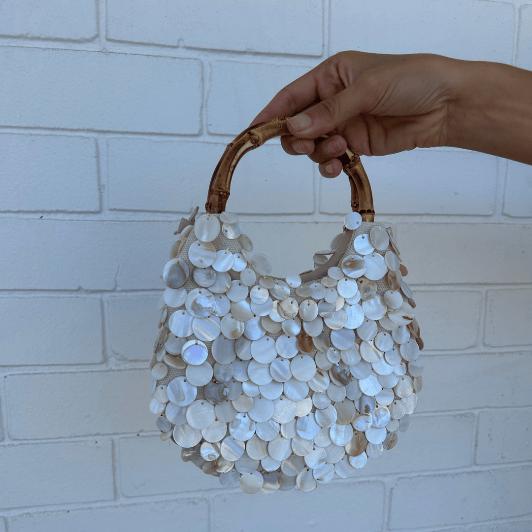 The Amalfi Pearl Bamboo Bag - Meadow CollectiveHandbag