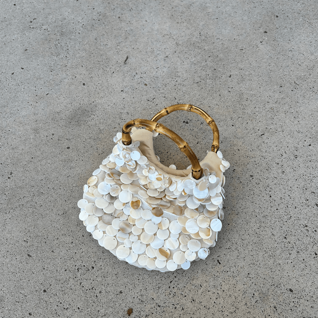 The Amalfi Pearl Bamboo Bag - Meadow CollectiveHandbag