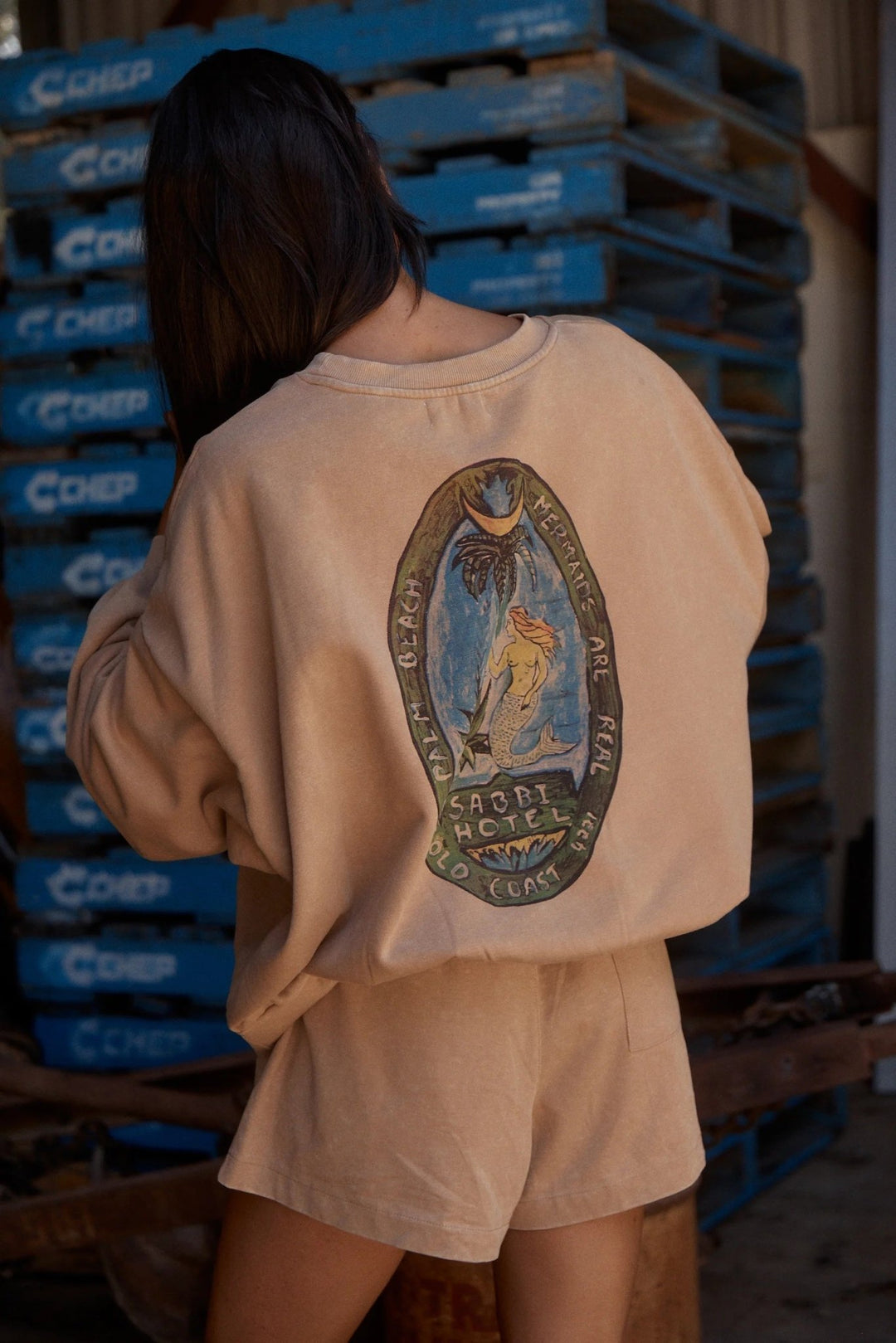 The Cali Jumper - Mermaid Latte - Meadow Collectivesweatshirt
