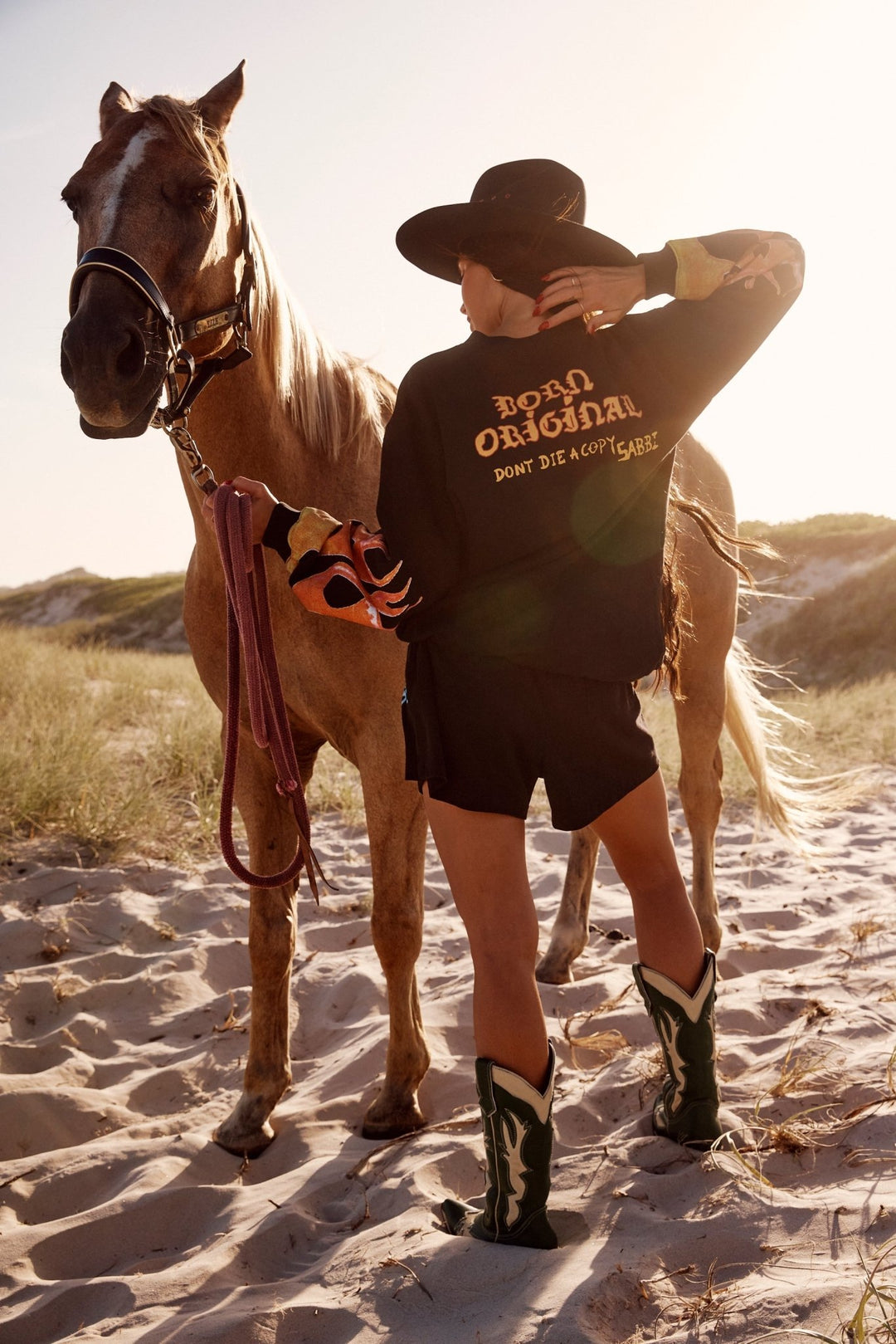 The Flaming Cowboy Diego Jumper - Black