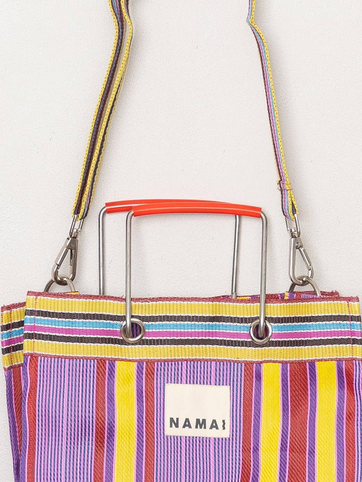 The Goa Market Recycled Nylon Tote Bag - Candy Stripe - Meadow CollectiveTote Bag