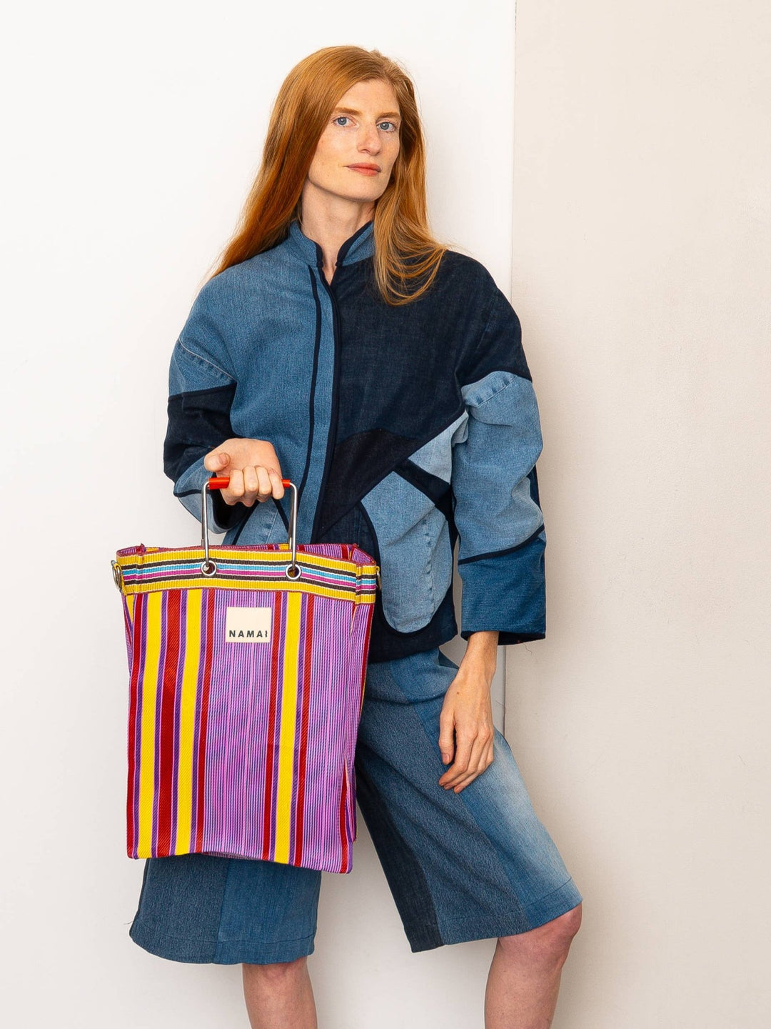 The Goa Market Recycled Nylon Tote Bag - Candy Stripe - Meadow CollectiveTote Bag