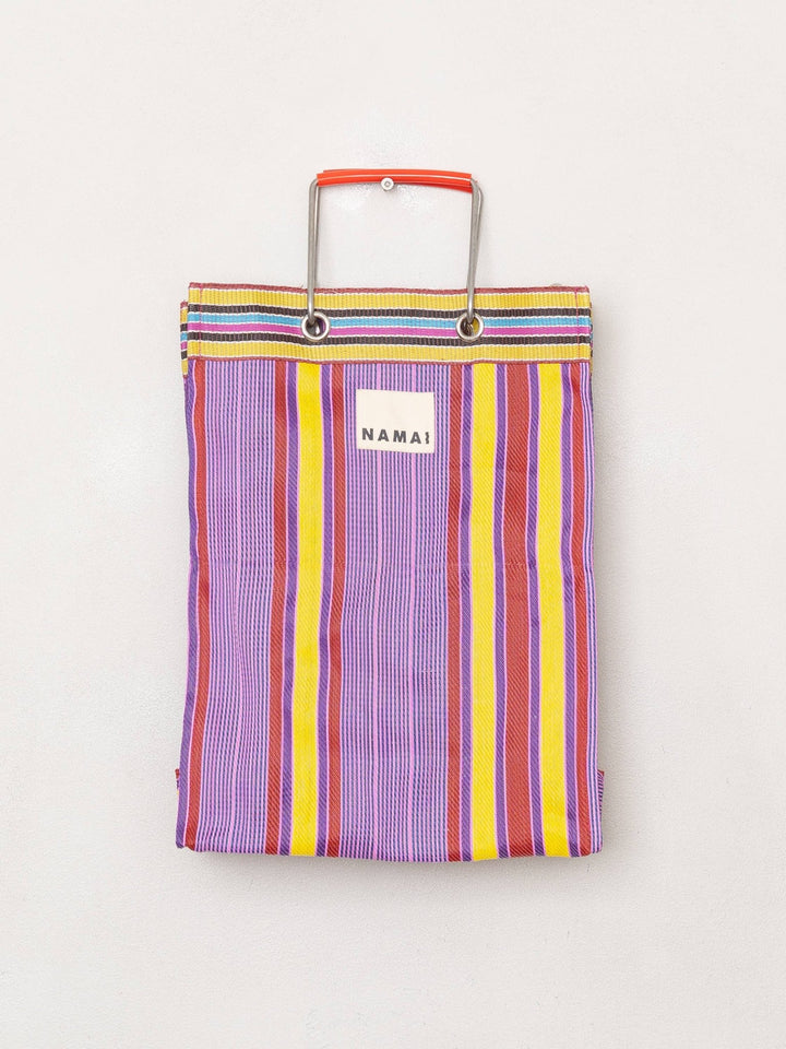 The Goa Market Recycled Nylon Tote Bag - Candy Stripe - Meadow CollectiveTote Bag