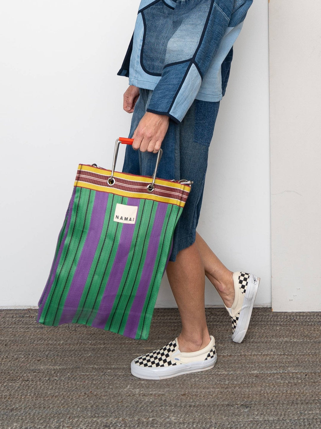 The Goa Market Recycled Nylon Tote Bag - Grape Verde - Meadow CollectiveTote Bag