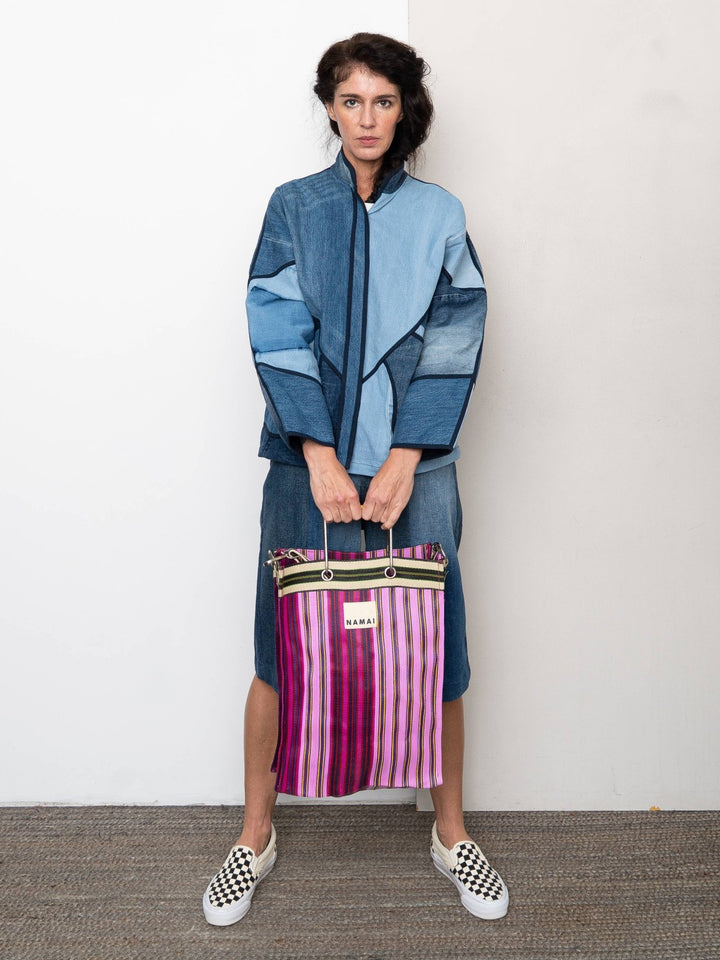The Goa Market Recycled Nylon Tote Bag - Tulip Bud - Meadow CollectiveTote Bag
