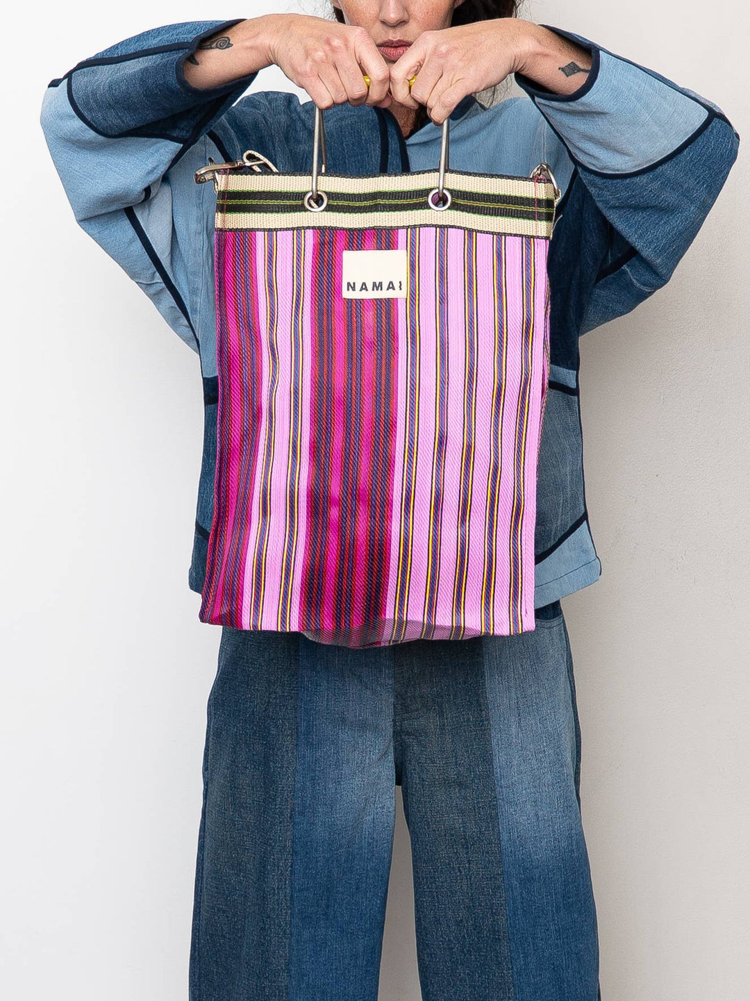 The Goa Market Recycled Nylon Tote Bag - Tulip Bud - Meadow CollectiveTote Bag