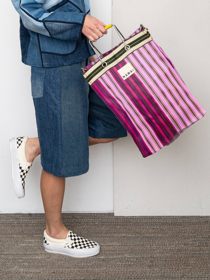 The Goa Market Recycled Nylon Tote Bag - Tulip Bud - Meadow CollectiveTote Bag