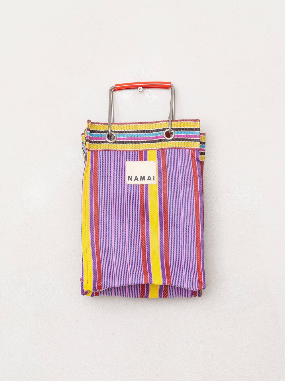 The Goa Mini Market Recycled Nylon Tote Bag - Candy Stripe - Meadow CollectiveTote Bag