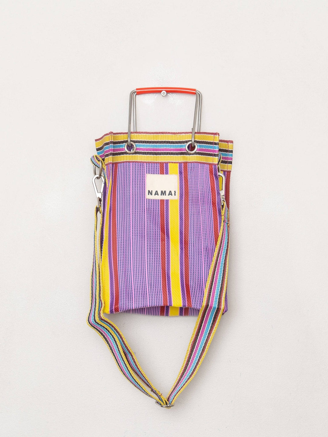 The Goa Mini Market Recycled Nylon Tote Bag - Candy Stripe - Meadow CollectiveTote Bag