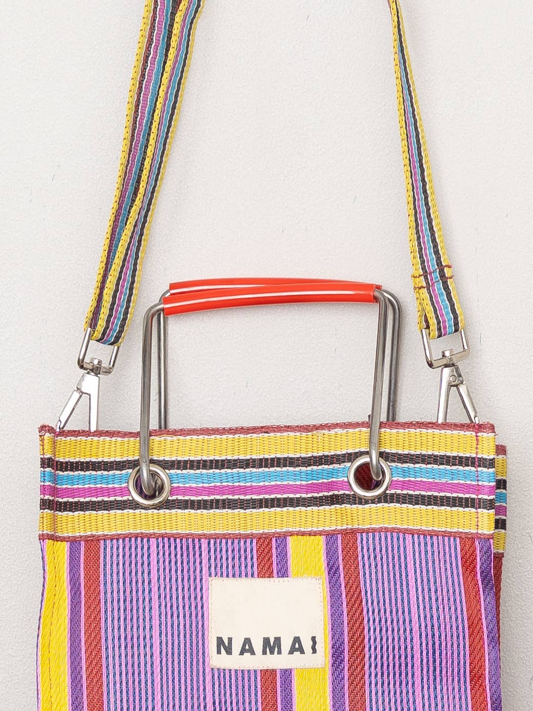 The Goa Mini Market Recycled Nylon Tote Bag - Candy Stripe - Meadow CollectiveTote Bag