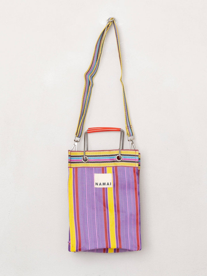 The Goa Mini Market Recycled Nylon Tote Bag - Candy Stripe - Meadow CollectiveTote Bag