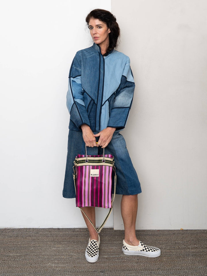The Goa Mini Market Recycled Nylon Tote Bag - Tulip Bud - Meadow CollectiveTote Bag