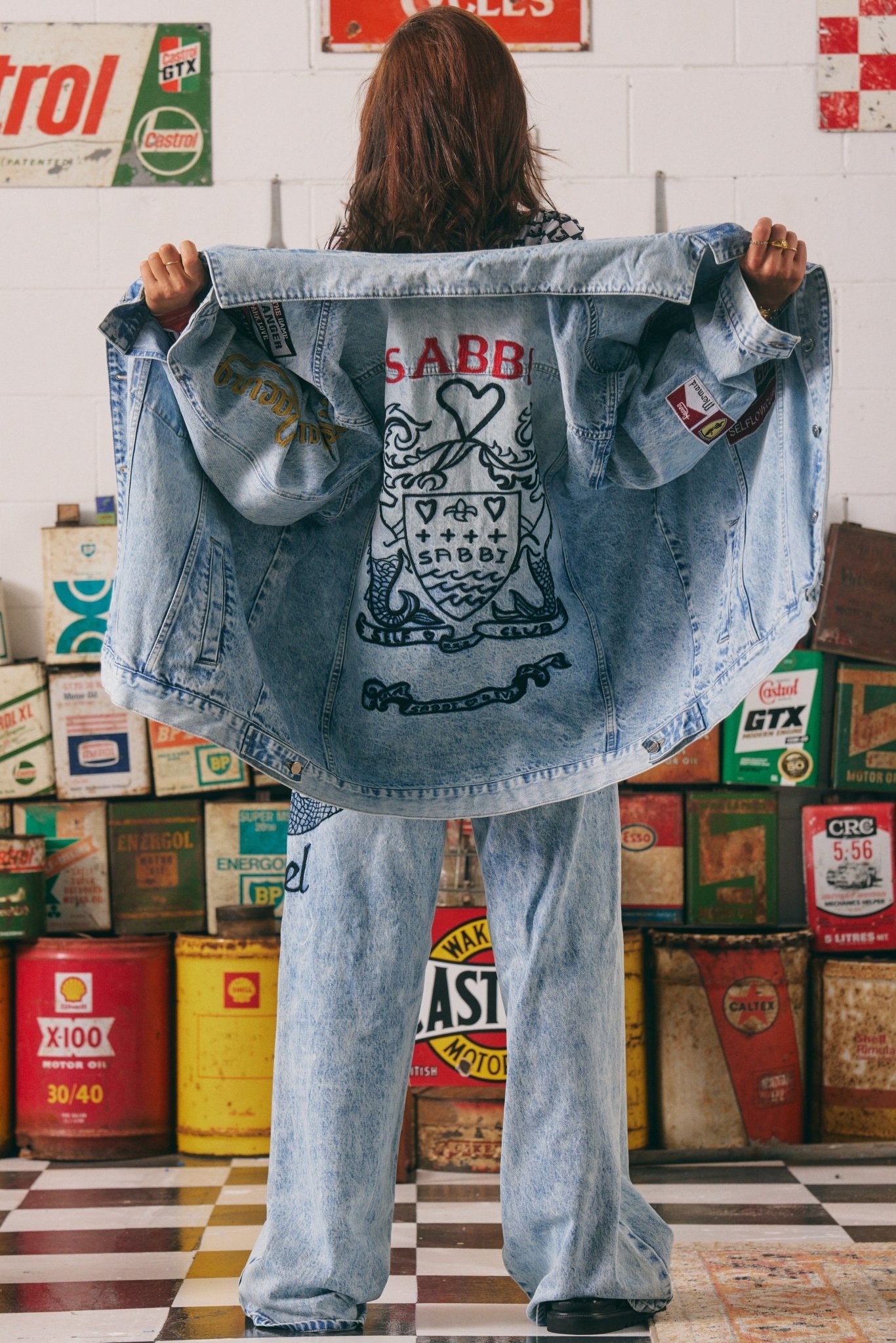 Sabbi The Mermaid Racing Denim Jacket – Meadow Collective