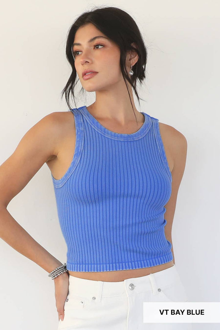 The Ultimate Vintage Wide Ribbed Tank Top - Meadow Collectivetank top