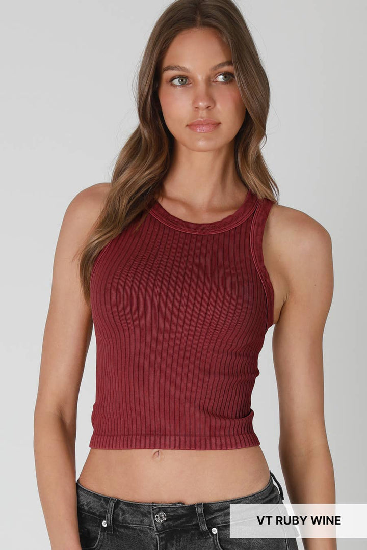 The Ultimate Vintage Wide Ribbed Tank Top - Meadow Collectivetank top