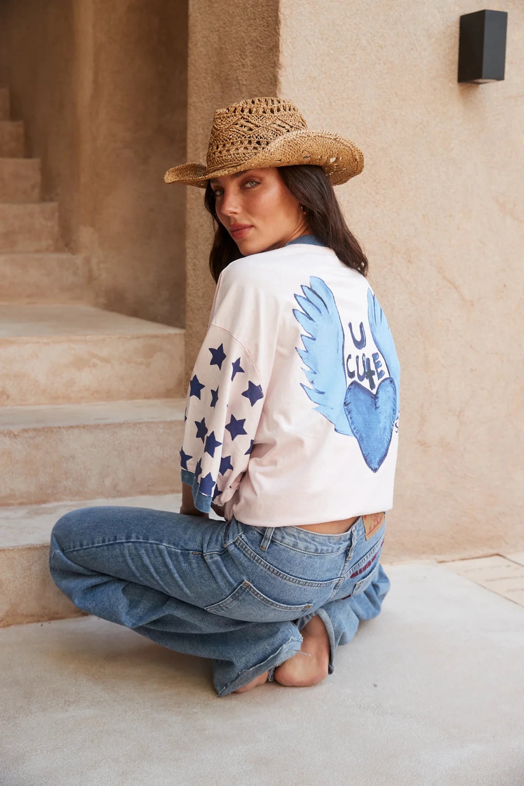 The Very Oversized You Cute Tee - Pink - Meadow CollectiveT-Shirts