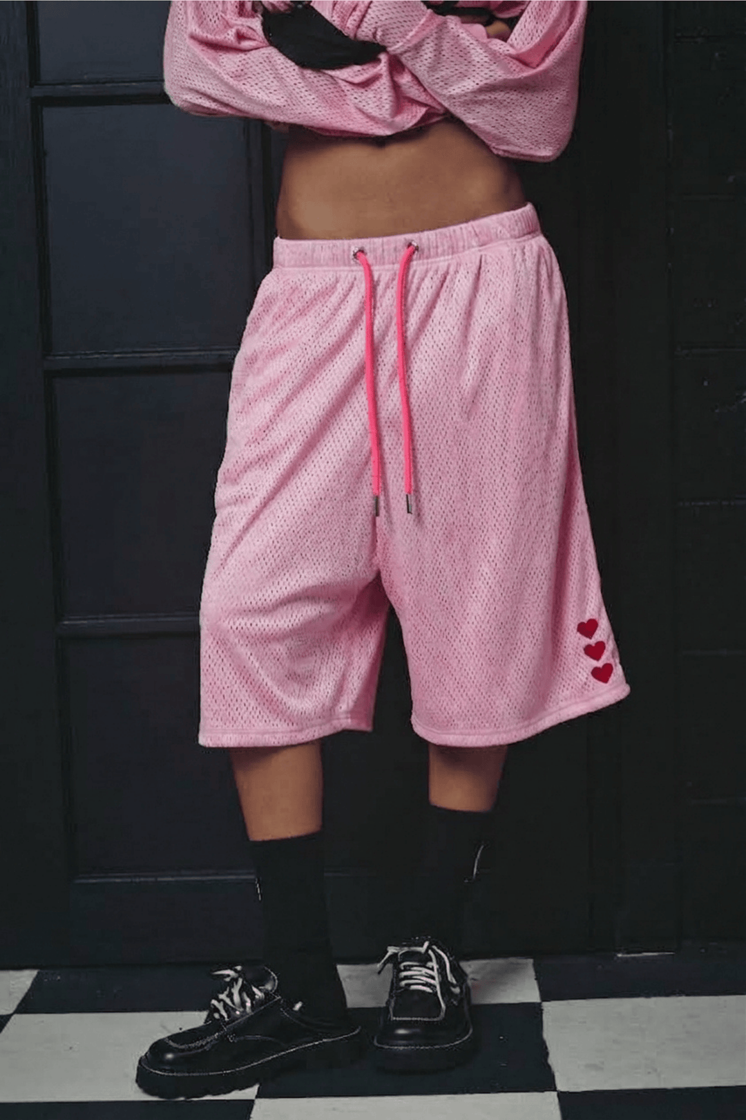 The Mesh Jort - Pink