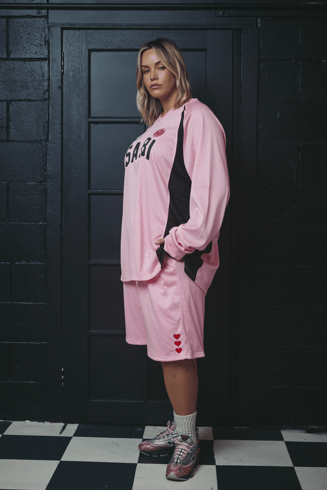The Mesh Jort - Pink
