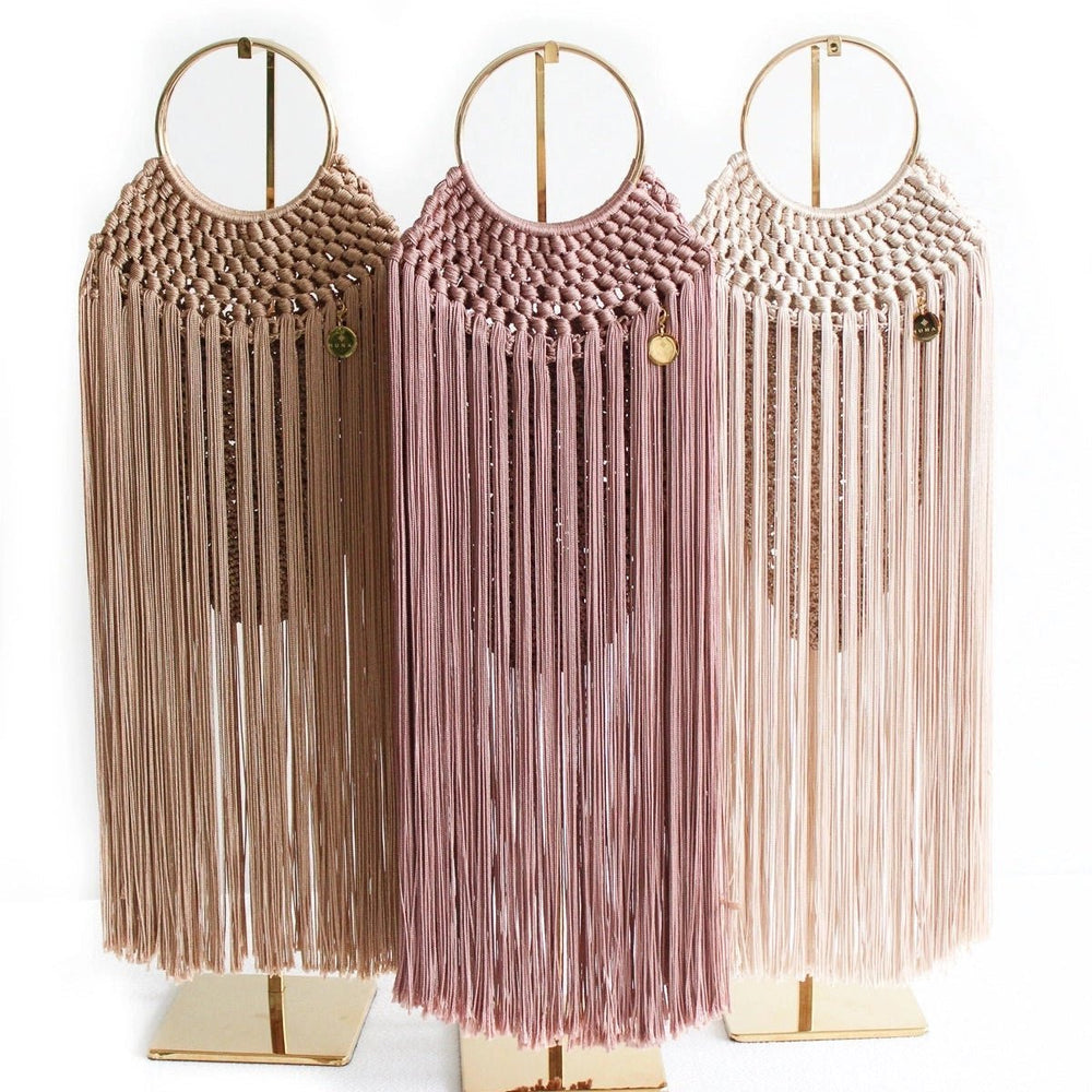 Tiffany Boho Fringe Bag - Resort Statement Purse - Meadow CollectiveHandbags