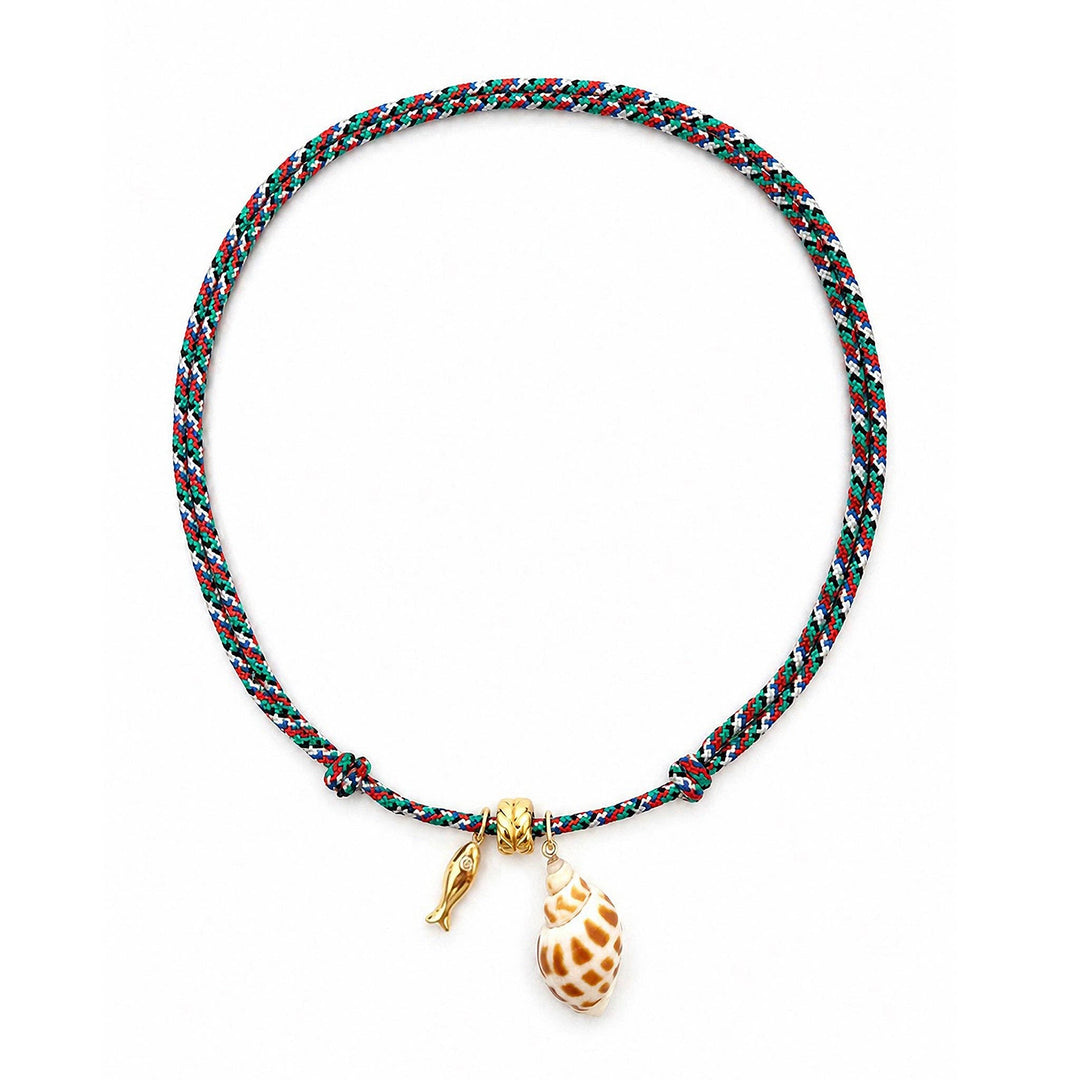 Treasure Hunter Paracord Charm Necklace - Meadow Collectivecharm necklace