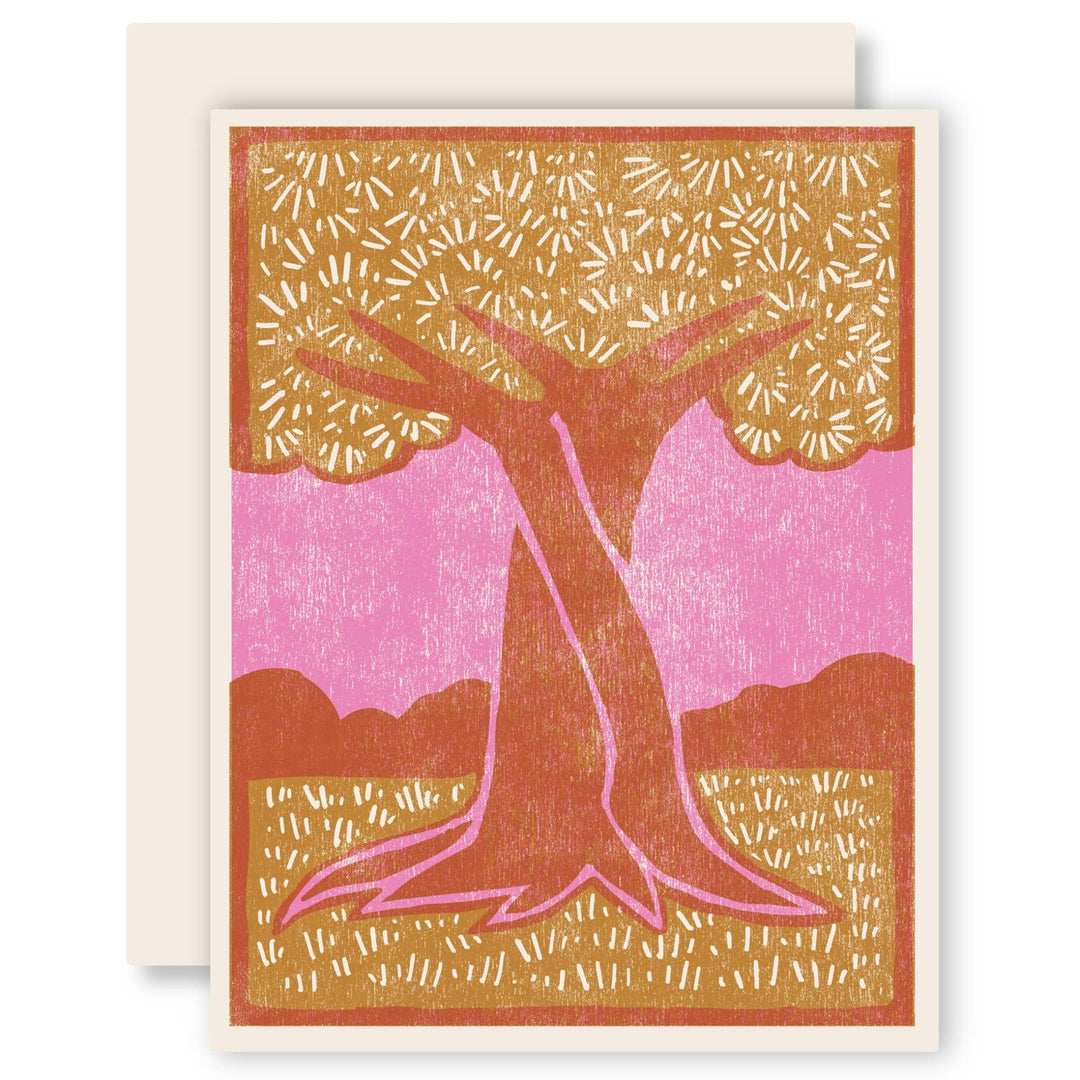 Trees Intertwined Letterpress Card - Meadow Collectivegreeting card