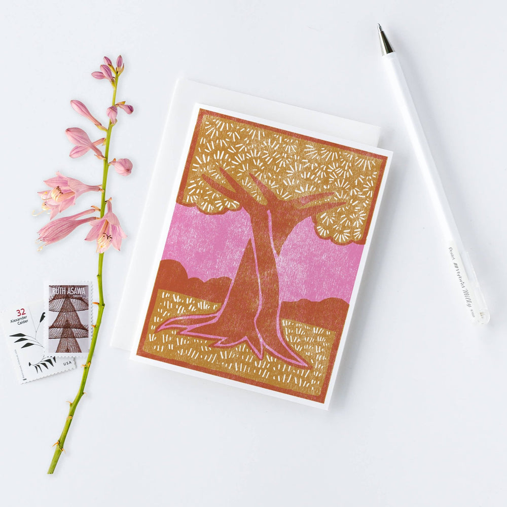 Trees Intertwined Letterpress Card - Meadow Collectivegreeting card
