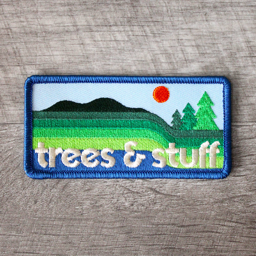 Trees & Stuff Embroidered Patch - Meadow Collectiveembroidered patch